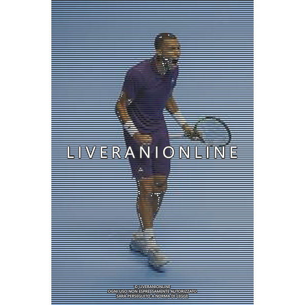 TVRCOR Tennis Nitto Atp Finals 2025 Inalpi Arena Torino 12-11-2025 Round Robin singolare Ben Shelton (USA) vs Félix Auger-Aliassime (CAN) nella foto esultanza Félix Auger-Aliassime (CAN) ©TVRCOR Roberta Corradin - AGENZIA ALDO LIVERANI SAS