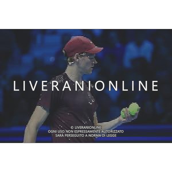 TVRCOR Tennis Nitto Atp Finals 2025 Inalpi Arena Torino 12-11-2025 Round Robin singolare Jannik Sinner (ITA) vs Alexander Zverev (GER) nella foto Jannik Sinner (ITA) ©TVRCOR Roberta Corradin - AGENZIA ALDO LIVERANI SAS