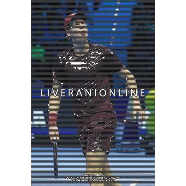 TVRCOR Tennis Nitto Atp Finals 2025 Inalpi Arena Torino 12-11-2025 Round Robin singolare Jannik Sinner (ITA) vs Alexander Zverev (GER) nella foto Jannik Sinner (ITA) ©TVRCOR Roberta Corradin - AGENZIA ALDO LIVERANI SAS