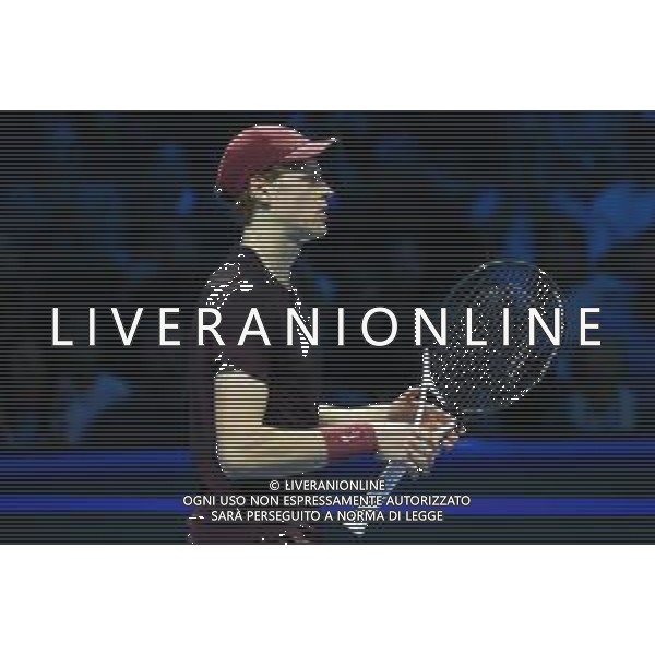 TVRCOR Tennis Nitto Atp Finals 2025 Inalpi Arena Torino 12-11-2025 Round Robin singolare Jannik Sinner (ITA) vs Alexander Zverev (GER) nella foto Jannik Sinner (ITA) ©TVRCOR Roberta Corradin - AGENZIA ALDO LIVERANI SAS