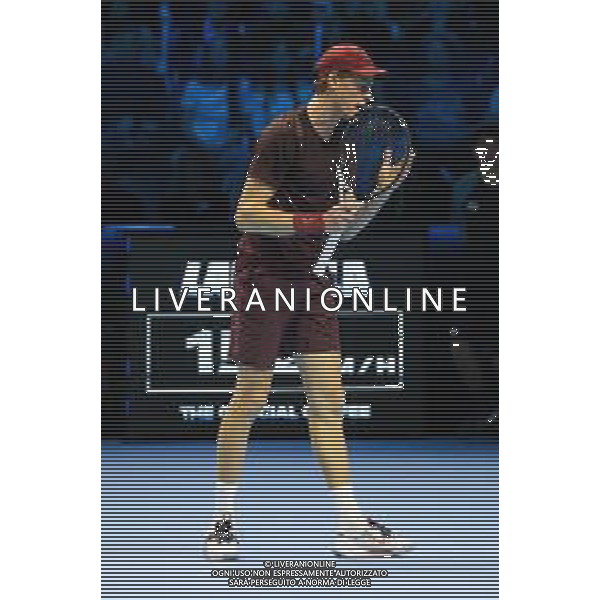 TVRCOR Tennis Nitto Atp Finals 2025 Inalpi Arena Torino 12-11-2025 Round Robin singolare Jannik Sinner (ITA) vs Alexander Zverev (GER) nella foto Jannik Sinner (ITA) ©TVRCOR Roberta Corradin - AGENZIA ALDO LIVERANI SAS