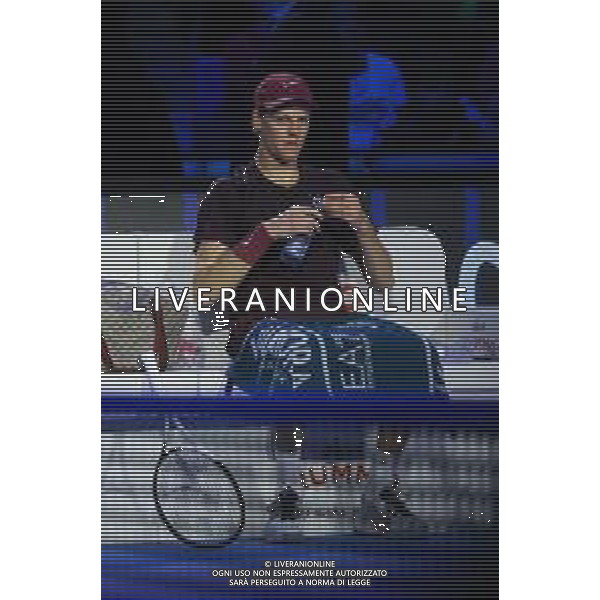 TVRCOR Tennis Nitto Atp Finals 2025 Inalpi Arena Torino 12-11-2025 Round Robin singolare Jannik Sinner (ITA) vs Alexander Zverev (GER) nella foto Jannik Sinner (ITA) ©TVRCOR Roberta Corradin - AGENZIA ALDO LIVERANI SAS