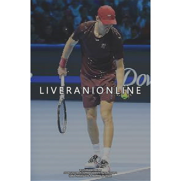 TVRCOR Tennis Nitto Atp Finals 2025 Inalpi Arena Torino 12-11-2025 Round Robin singolare Jannik Sinner (ITA) vs Alexander Zverev (GER) nella foto Jannik Sinner (ITA) ©TVRCOR Roberta Corradin - AGENZIA ALDO LIVERANI SAS