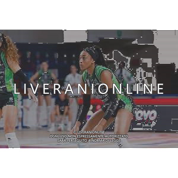 Serie A1 Tigota’ Igor Novara - Megabox Vallefoglia. Novara - 12 Novembre 2025. Nella foto Loveth Oghosasere Omoruyi FOTO ANDREA MARANGON - AG ALDO LIVERANI SAS - Campionato Volley Femminile