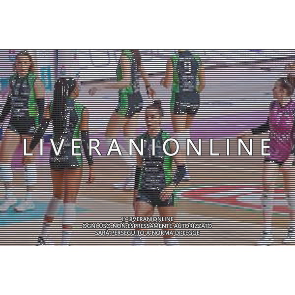 Serie A1 Tigota’ Igor Novara - Megabox Vallefoglia. Novara - 12 Novembre 2025. Nella foto Erblira Bici durante la partita FOTO ANDREA MARANGON - AG ALDO LIVERANI SAS - Campionato Volley Femminile