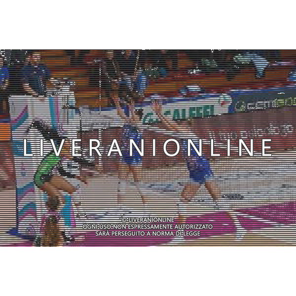 Serie A1 Tigota’ Igor Novara - Megabox Vallefoglia. Novara - 12 Novembre 2025. Nella foto attacco Loveth Oghosasere Omoruyi FOTO ANDREA MARANGON - AG ALDO LIVERANI SAS - Campionato Volley Femminile