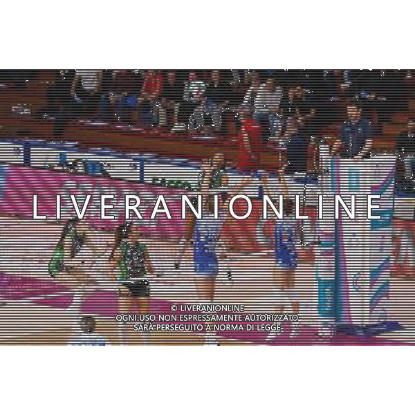 Serie A1 Tigota’ Igor Novara - Megabox Vallefoglia. Novara - 12 Novembre 2025. Nella foto attacco Loveth Oghosasere Omoruyi FOTO ANDREA MARANGON - AG ALDO LIVERANI SAS - Campionato Volley Femminile