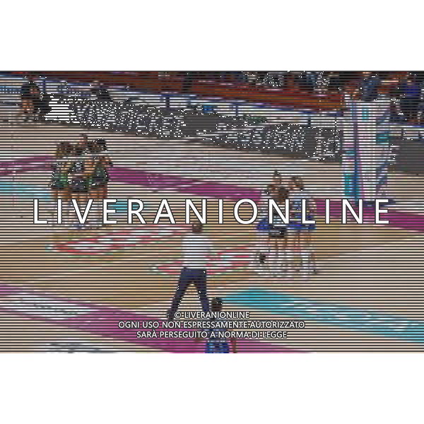 Serie A1 Tigota’ Igor Novara - Megabox Vallefoglia. Novara - 12 Novembre 2025. Nella foto Igor e Vallefoglia sul campo di gioco FOTO ANDREA MARANGON - AG ALDO LIVERANI SAS - Campionato Volley Femminile