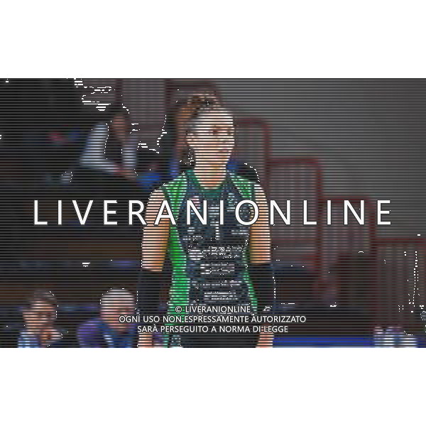 Serie A1 Tigota’ Igor Novara - Megabox Vallefoglia. Novara - 12 Novembre 2025. Nella foto Erblira Bici durante la partita FOTO ANDREA MARANGON - AG ALDO LIVERANI SAS - Campionato Volley Femminile