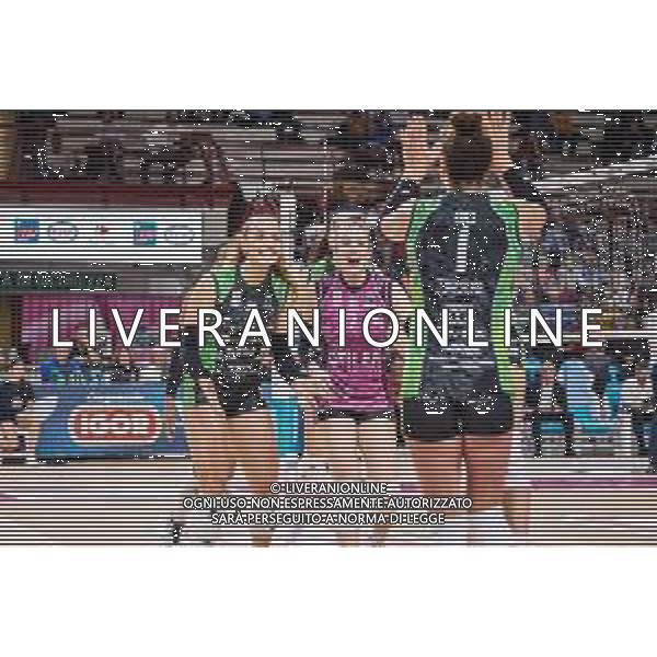 Serie A1 Tigota’ Igor Novara - Megabox Vallefoglia. Novara - 12 Novembre 2025. Nella foto esultanza Megabox Vallefoglia - FOTO ANDREA MARANGON - AG ALDO LIVERANI SAS - Campionato Volley Femminile