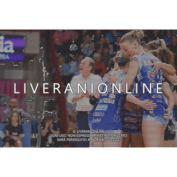 Serie A1 Tigota’ Igor Novara - Megabox Vallefoglia. Novara - 12 Novembre 2025. Nella foto esultanza Igor Novara - FOTO ANDREA MARANGON - AG ALDO LIVERANI SAS - Campionato Volley Femminile