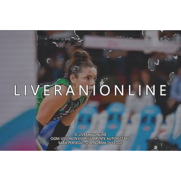 Serie A1 Tigota’ Igor Novara - Megabox Vallefoglia. Novara - 12 Novembre 2025. Nella foto Erblira Bici durante la partita FOTO ANDREA MARANGON - AG ALDO LIVERANI SAS - Campionato Volley Femminile