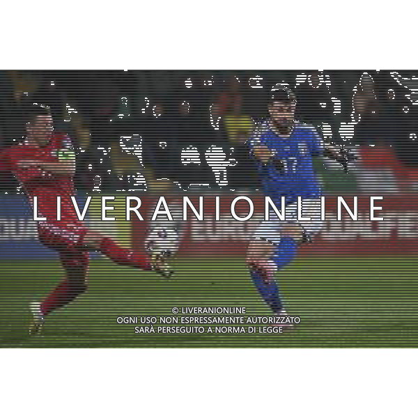 TVRG Moldova vs Italia nella foto Riccardo Orsolini (Italia) al tiro Chisinau (MOL) 13-11-2025 Stadio Zimbru Moldova vs Italia Qualificazioni Mondiali 2026 Gruppo I - 9a giornata foto Roberto Garavaglia/Agenzia Aldo Liverani sas