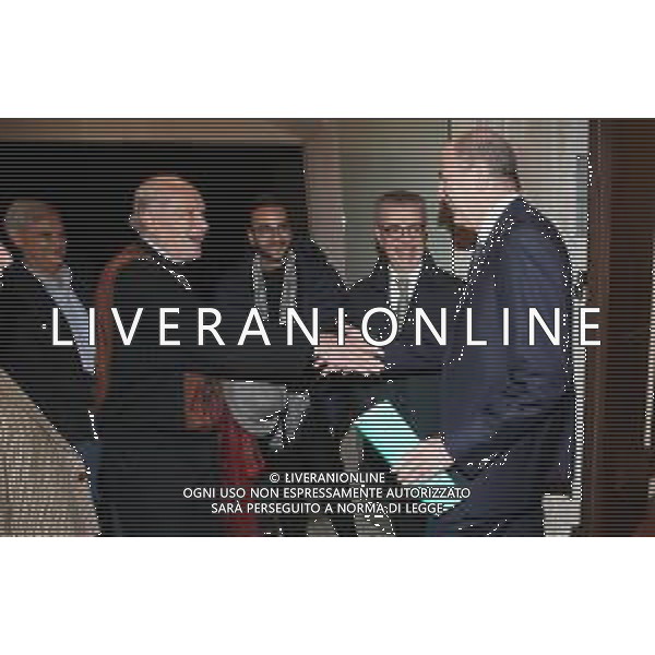 IMOLA 13 11 2025 FONDAZIONE ACCADEMIA PIANISTICA INCONTRO COL MAESTRO IMOLA CELEBRA BRAHMS PRESENTAZIONE DEL PROGETTO DISCOGRAFICO DEDICATO ALL\'OPERA PIANISTICA E CAMERISTICA DI BRAHMS NELLA FOTO SALUTO TRA MAESTRO SCALA E PRESIDENTE DELL\'ACCADEMIA PIANISTICA CORRADO PASSERA ©SANNA - AGENZIA ALDO LIVERANI SAS