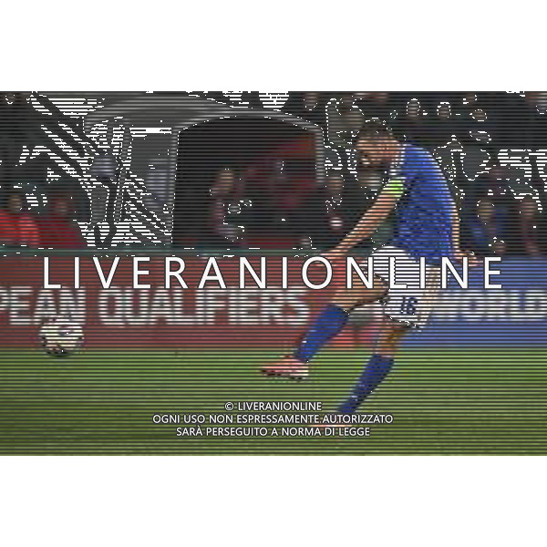 TVRG Moldova vs Italia nella foto Bryan Cristante (Italia) al tiro Chisinau (MOL) 13-11-2025 Stadio Zimbru Moldova vs Italia Qualificazioni Mondiali 2026 Gruppo I - 9a giornata foto Roberto Garavaglia/Agenzia Aldo Liverani sas