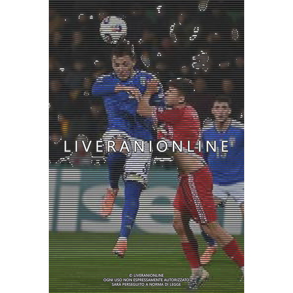 TVRG Moldova vs Italia nella foto Mateo Retegui (Italia) e Ioan-Calin Revenco (Moldova) Chisinau (MOL) 13-11-2025 Stadio Zimbru Moldova vs Italia Qualificazioni Mondiali 2026 Gruppo I - 9a giornata foto Roberto Garavaglia/Agenzia Aldo Liverani sas