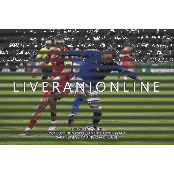 TVRG Moldova vs Italia nella foto Artur Ionita (Moldova) e Mateo Retegui (Italia) Chisinau (MOL) 13-11-2025 Stadio Zimbru Moldova vs Italia Qualificazioni Mondiali 2026 Gruppo I - 9a giornata foto Roberto Garavaglia/Agenzia Aldo Liverani sas