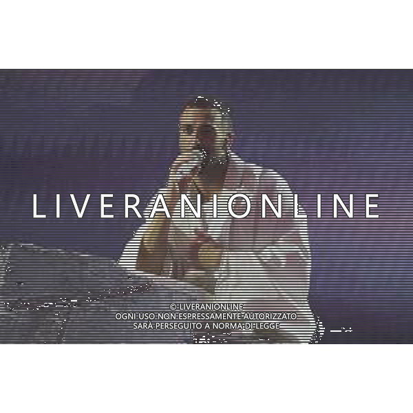 Roma 13 Novembre 2025 Marco Mengoni live al Palazzo dello Sport di Roma durante il suo ‘Live in Europe 2025’ Tour Nella Foto: Marco Mengoni Foto Credit: Andrea Bracaglia- AGENZIA ALDO LIVERANI SAS