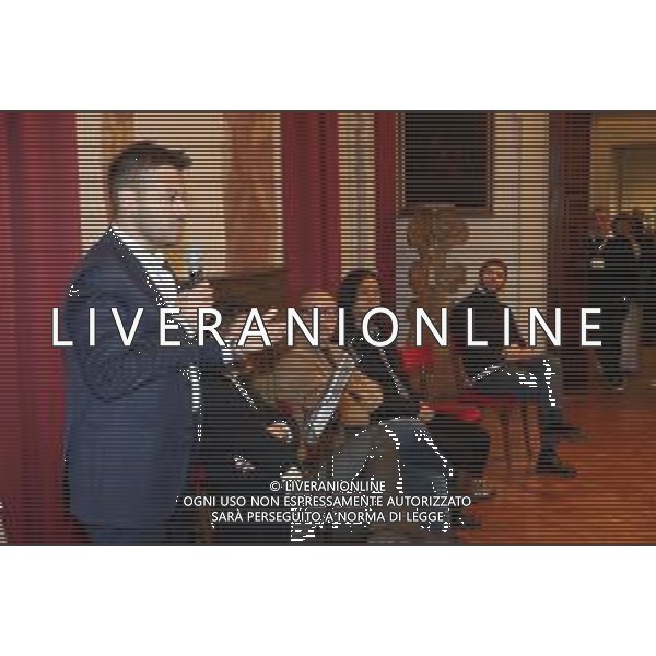 IMOLA 15 11 2025 PALAZZO TOZZONI MOSTRA DI KEITA MIYAZAKI NELLA FOTO SINDACO DI IMOLA MARCO PANIERI ©SANNA - AGENZIA ALDO LIVERANI SAS