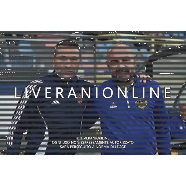 Latina vs Cosenza Campionato Serie C Sky Wifi - 14 Giornata Stadio D.Francioni - Latina 15-11-2025 nella foto Alessandro Bruno e antonio Busce\' Foto di Federico Gaetano - ag.Aldo Liverani- AGENZIA ALDO LIVERANI SAS