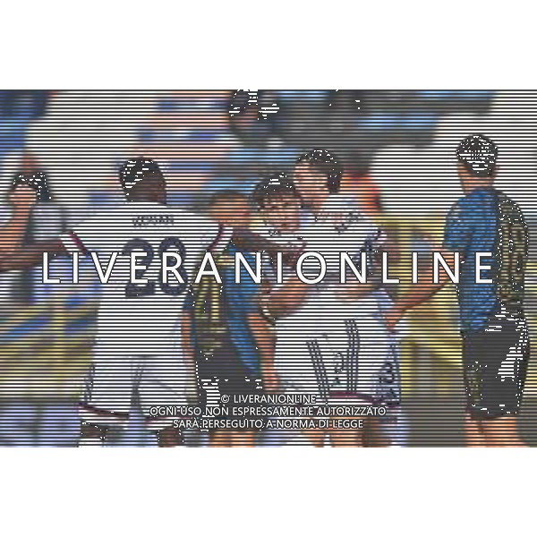 Latina vs Cosenza Campionato Serie C Sky Wifi - 14 Giornata Stadio D.Francioni - Latina 15-11-2025 nella foto Esultanza Cosenza Foto di Federico Gaetano - ag.Aldo Liverani- AGENZIA ALDO LIVERANI SAS