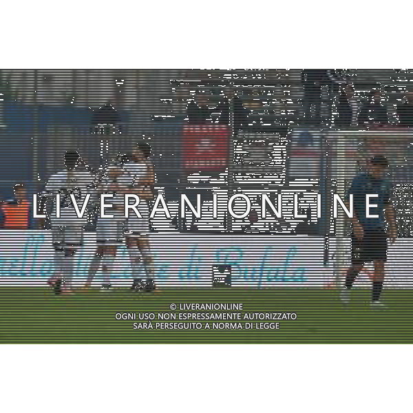 Latina vs Cosenza Campionato Serie C Sky Wifi - 14 Giornata Stadio D.Francioni - Latina 15-11-2025 nella foto Esultanza finale Cosenza Foto di Federico Gaetano - ag.Aldo Liverani- AGENZIA ALDO LIVERANI SAS