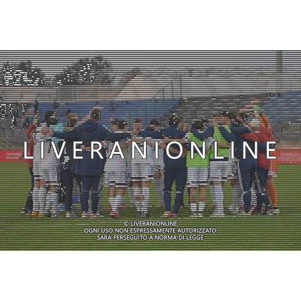 Latina vs Cosenza Campionato Serie C Sky Wifi - 14 Giornata Stadio D.Francioni - Latina 15-11-2025 nella foto Esultanza finale Cosenza Foto di Federico Gaetano - ag.Aldo Liverani- AGENZIA ALDO LIVERANI SAS