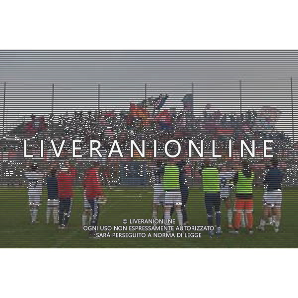 Latina vs Cosenza Campionato Serie C Sky Wifi - 14 Giornata Stadio D.Francioni - Latina 15-11-2025 nella foto Esultanza finale Cosenza Foto di Federico Gaetano - ag.Aldo Liverani- AGENZIA ALDO LIVERANI SAS