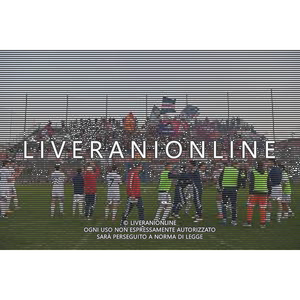 Latina vs Cosenza Campionato Serie C Sky Wifi - 14 Giornata Stadio D.Francioni - Latina 15-11-2025 nella foto Esultanza finale Cosenza Foto di Federico Gaetano - ag.Aldo Liverani- AGENZIA ALDO LIVERANI SAS