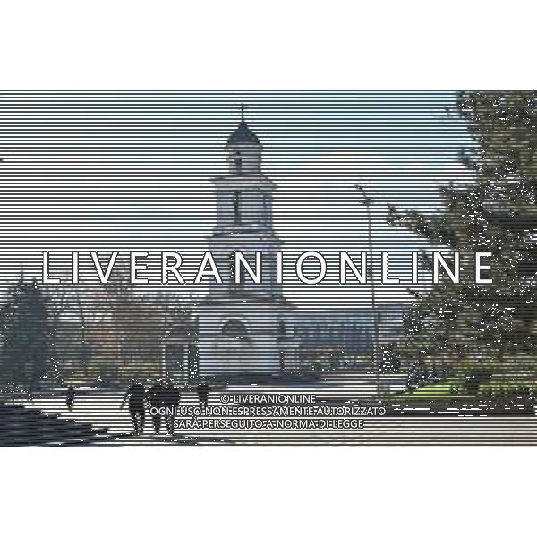TVRG Chisinau panoramiche nella foto parco e piazza della Cattedrale Chisinau (MOL) 13-11-2025 Panoramiche del centro città di Chisinau, capitale della Moldavia foto Roberto Garavaglia/Agenzia Aldo Liverani sas