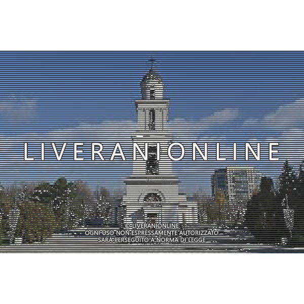 TVRG Chisinau panoramiche nella foto parco e piazza della Cattedrale Chisinau (MOL) 13-11-2025 Panoramiche del centro città di Chisinau, capitale della Moldavia foto Roberto Garavaglia/Agenzia Aldo Liverani sas