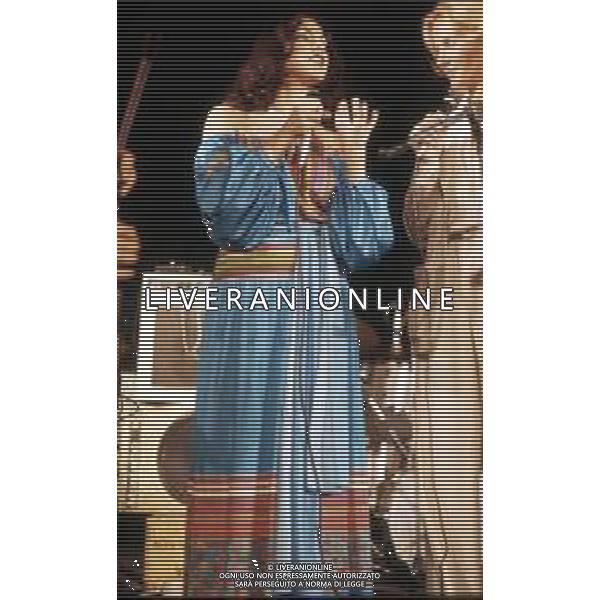 DIAP-RETROSPETTIVA DORA MORONI CANTANTE E PRESENTATRICE TELEVISIVA NELLA FOTO DORA MORONI  AG ALDO LIVERANI SAS  