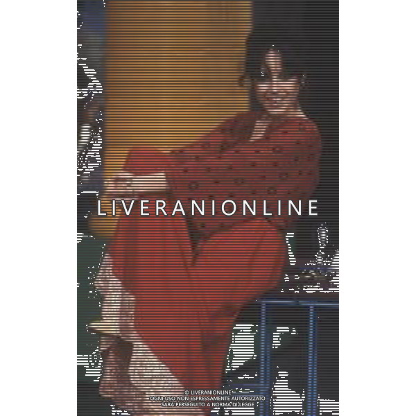 DIAP-RETROSPETTIVA DORA MORONI CANTANTE E PRESENTATRICE TELEVISIVA NELLA FOTO DORA MORONI A ROMA FOTO EDGARDO DELLA SCORCIOSA-AG ALDO LIVERANI SAS