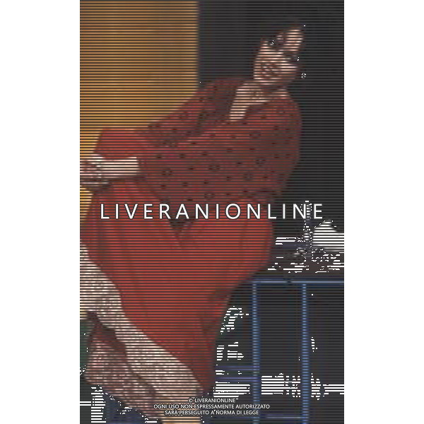 DIAP-RETROSPETTIVA DORA MORONI CANTANTE E PRESENTATRICE TELEVISIVA NELLA FOTO DORA MORONI A ROMA FOTO EDGARDO DELLA SCORCIOSA-AG ALDO LIVERANI SAS