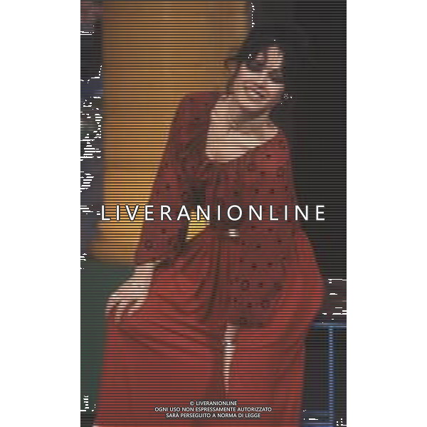 DIAP-RETROSPETTIVA DORA MORONI CANTANTE E PRESENTATRICE TELEVISIVA NELLA FOTO DORA MORONI A ROMA FOTO EDGARDO DELLA SCORCIOSA-AG ALDO LIVERANI SAS