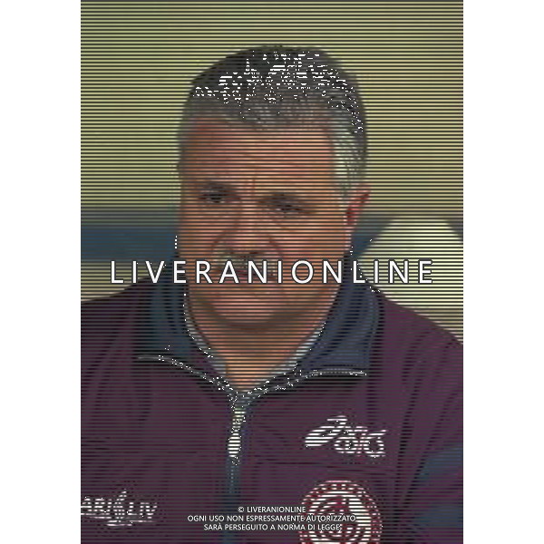 NEG-25-03-2001 PISA-CAMPIONATO DI CALCIO SERIE B PISA-LIVORNO 0-2 A TAVOLINO PER DISORDINI TRA LE TIFOSERIE NELLA FOTO OSVALDO IACONI ALLENATORE LIVORNO CALCIO AG ALDO LIVERANI SAS