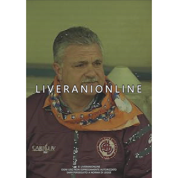 NEG-25-03-2001 PISA-CAMPIONATO DI CALCIO SERIE B PISA-LIVORNO 0-2 A TAVOLINO PER DISORDINI TRA LE TIFOSERIE NELLA FOTO OSVALDO IACONI ALLENATORE LIVORNO CALCIO AG ALDO LIVERANI SAS