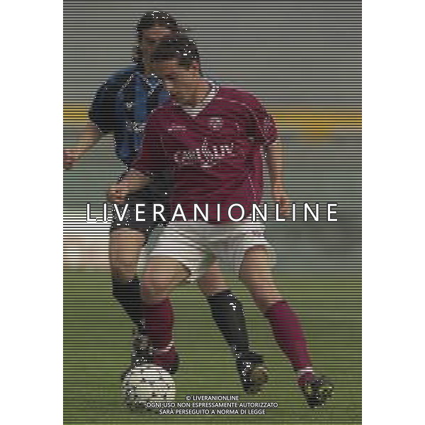 NEG-25-03-2001 PISA-CAMPIONATO DI CALCIO SERIE B PISA-LIVORNO 0-2 A TAVOLINO PER DISORDINI TRA LE TIFOSERIE NELLA FOTO AZIONE DI GIOCO AG ALDO LIVERANI SAS