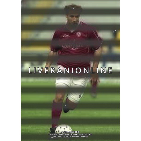 NEG-25-03-2001 PISA-CAMPIONATO DI CALCIO SERIE B PISA-LIVORNO 0-2 A TAVOLINO PER DISORDINI TRA LE TIFOSERIE NELLA FOTO TONINO MARTINO AG ALDO LIVERANI SAS