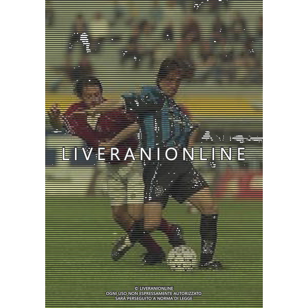 NEG-25-03-2001 PISA-CAMPIONATO DI CALCIO SERIE B PISA-LIVORNO 0-2 A TAVOLINO PER DISORDINI TRA LE TIFOSERIE NELLA FOTO AZIONE DI GIOCO AG ALDO LIVERANI SAS