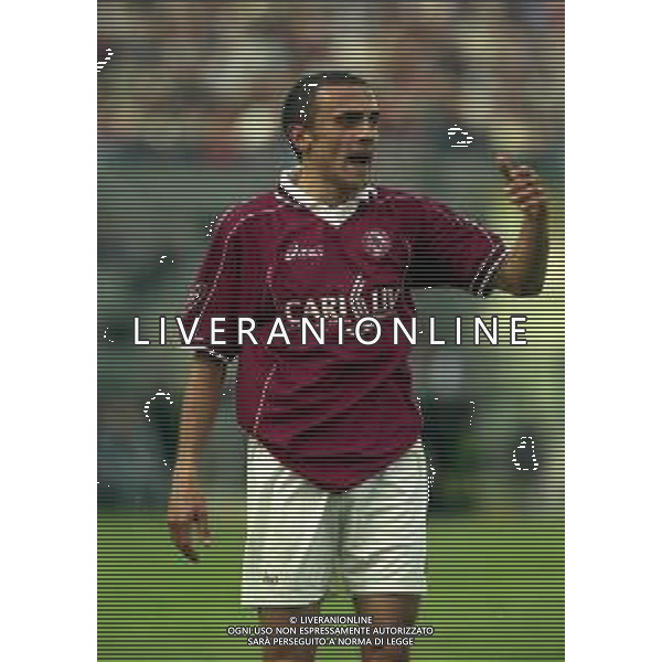 NEG-25-03-2001 PISA-CAMPIONATO DI CALCIO SERIE B PISA-LIVORNO 0-2 A TAVOLINO PER DISORDINI TRA LE TIFOSERIE NELLA FOTO ALESSANDRO DOGA AG ALDO LIVERANI SAS