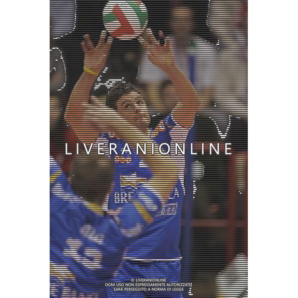 Cuneo - Piacenza finale Coppa italia Tim cup Volley Forli 2006 nella foto: Coscione - Cuneo ph rosa/agenzia aldo liverani