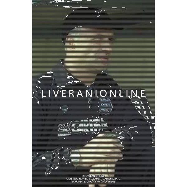 NEG-25-03-2001 PISA-CAMPIONATO DI CALCIO SERIE B PISA-LIVORNO 0-2 A TAVOLINO PER DISORDINI TRA LE TIFOSERIE NELLA FOTO FRANCESCO D\'ARRIGO ALLENATORE PISA CALCIO AG ALDO LIVERANI SAS