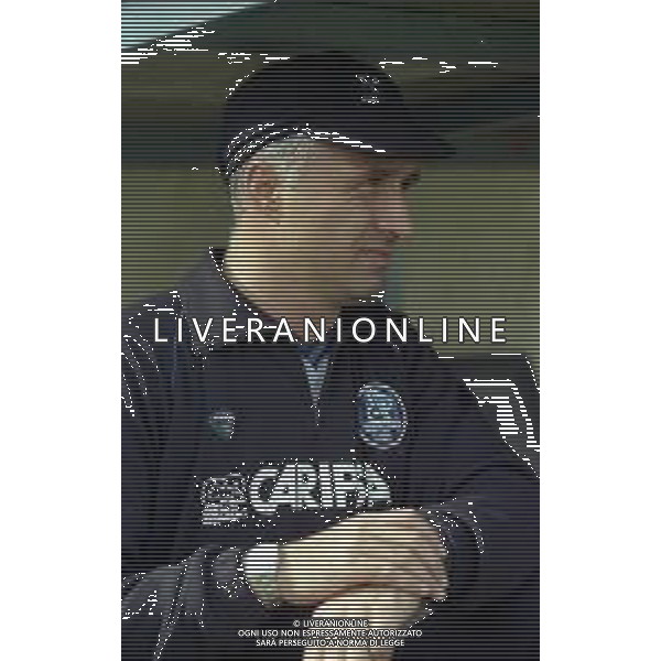 NEG-25-03-2001 PISA-CAMPIONATO DI CALCIO SERIE B PISA-LIVORNO 0-2 A TAVOLINO PER DISORDINI TRA LE TIFOSERIE NELLA FOTO FRANCESCO D\'ARRIGO ALLENATORE PISA CALCIO AG ALDO LIVERANI SAS