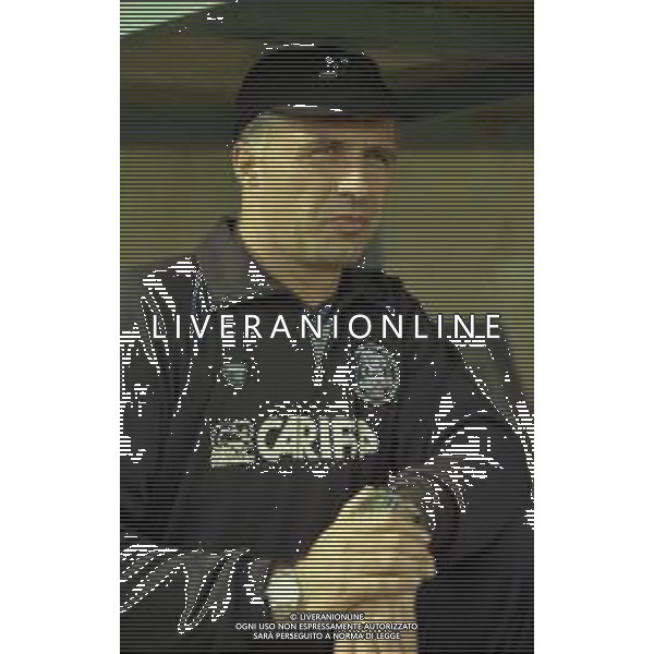 NEG-25-03-2001 PISA-CAMPIONATO DI CALCIO SERIE B PISA-LIVORNO 0-2 A TAVOLINO PER DISORDINI TRA LE TIFOSERIE NELLA FOTO FRANCESCO D\'ARRIGO ALLENATORE PISA CALCIO AG ALDO LIVERANI SAS