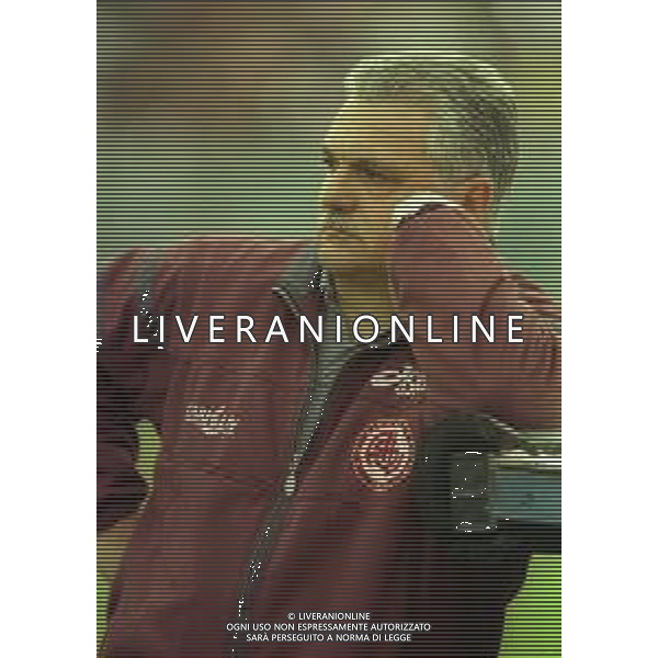 NEG-25-03-2001 PISA-CAMPIONATO DI CALCIO SERIE B PISA-LIVORNO 0-2 A TAVOLINO PER DISORDINI TRA LE TIFOSERIE NELLA FOTO OSVALDO IACONI ALLENATORE LIVORNO CALCIO AG ALDO LIVERANI SAS