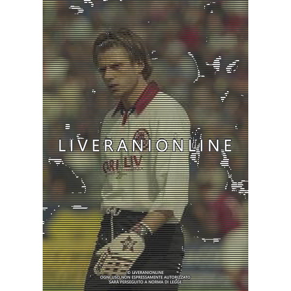 NEG-25-03-2001 PISA-CAMPIONATO DI CALCIO SERIE B PISA-LIVORNO 0-2 A TAVOLINO PER DISORDINI TRA LE TIFOSERIE NELLA FOTO ANDREA IVAN AG ALDO LIVERANI SAS