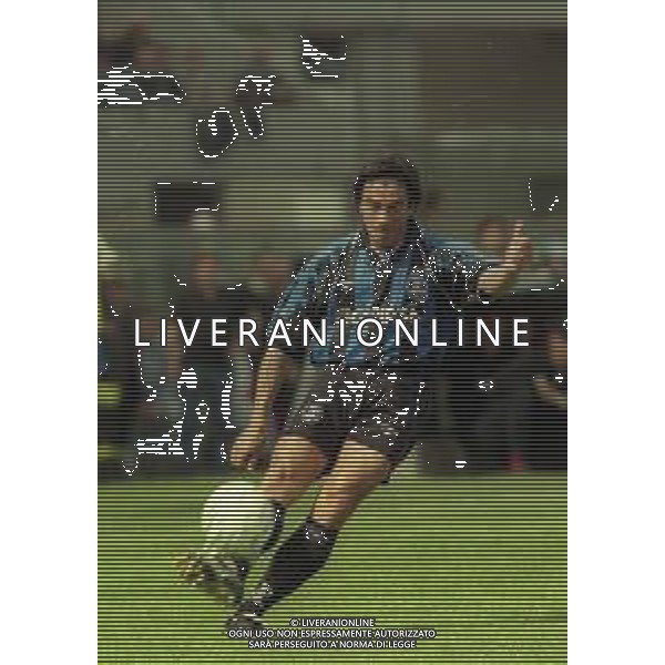 NEG-25-03-2001 PISA-CAMPIONATO DI CALCIO SERIE B PISA-LIVORNO 0-2 A TAVOLINO PER DISORDINI TRA LE TIFOSERIE NELLA FOTO AZIONE DI GIOCO AG ALDO LIVERANI SAS