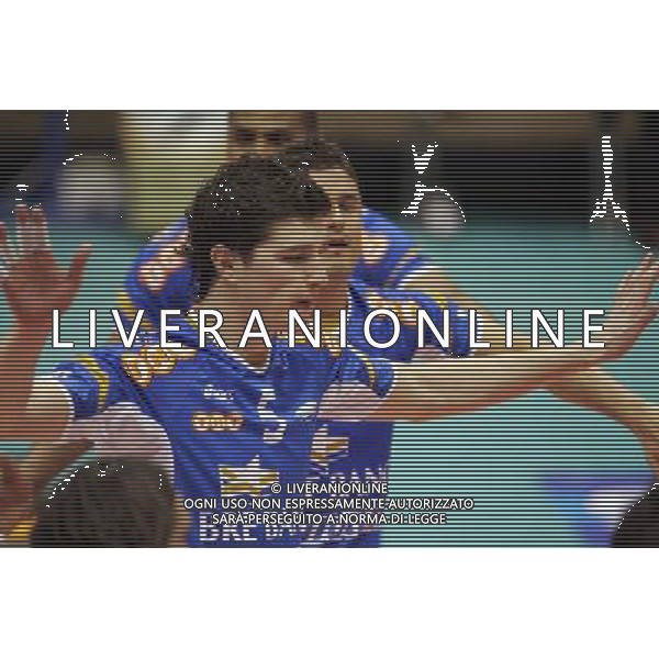 Cuneo - Piacenza finale Coppa italia Tim cup Volley Forli 2006 nella foto: Ormcen - Cuneo ph rosa/agenzia aldo liverani