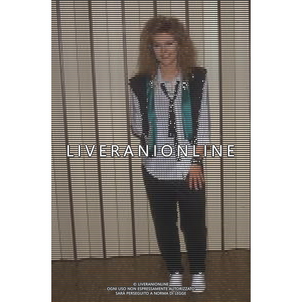 DIAP- RETROSPETTIVA LENA BIOLCATI CANTANTE NELLA FOTO LENA BIOLCATI A SAINT VINCENT ESTATE NELL’ANNO 1986 AG ALDO LIVERANI SAS